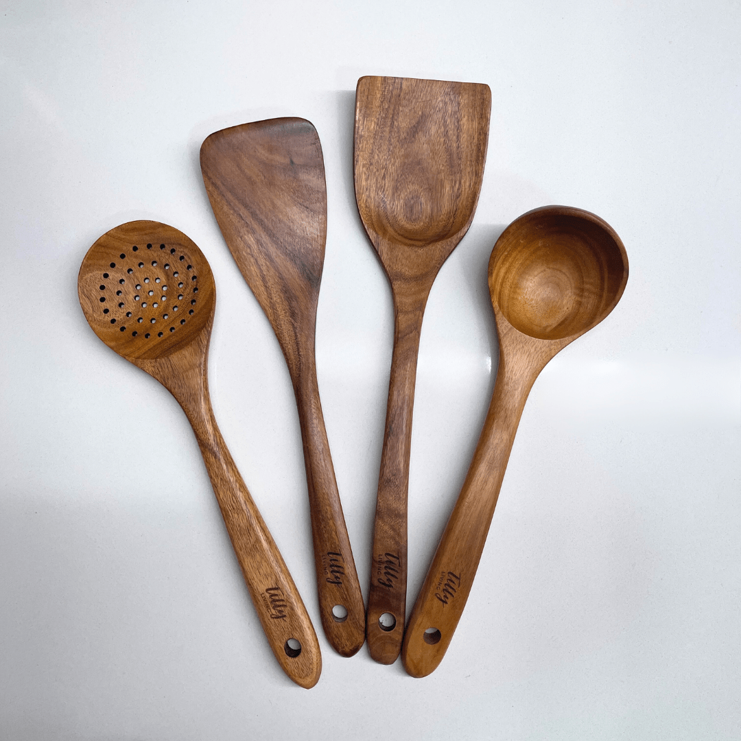 Teak Kitchen Companion Set
