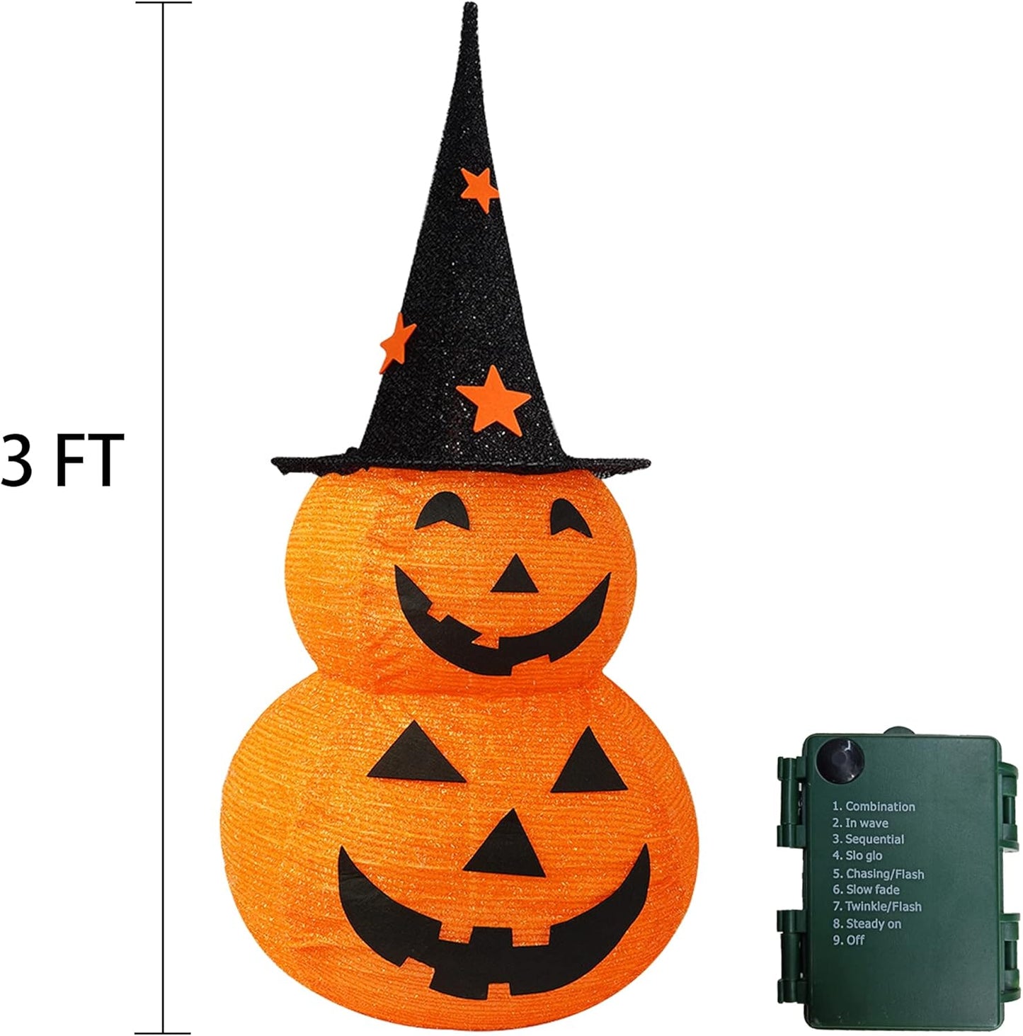 Pop-Up Pumpkin Light Decor