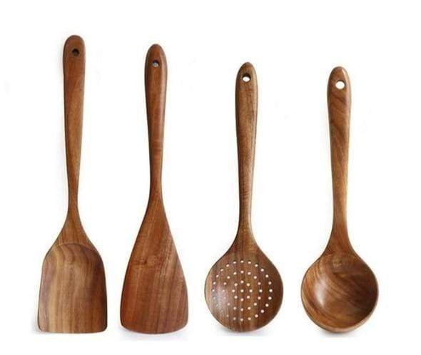 Teak Kitchen Companion Set
