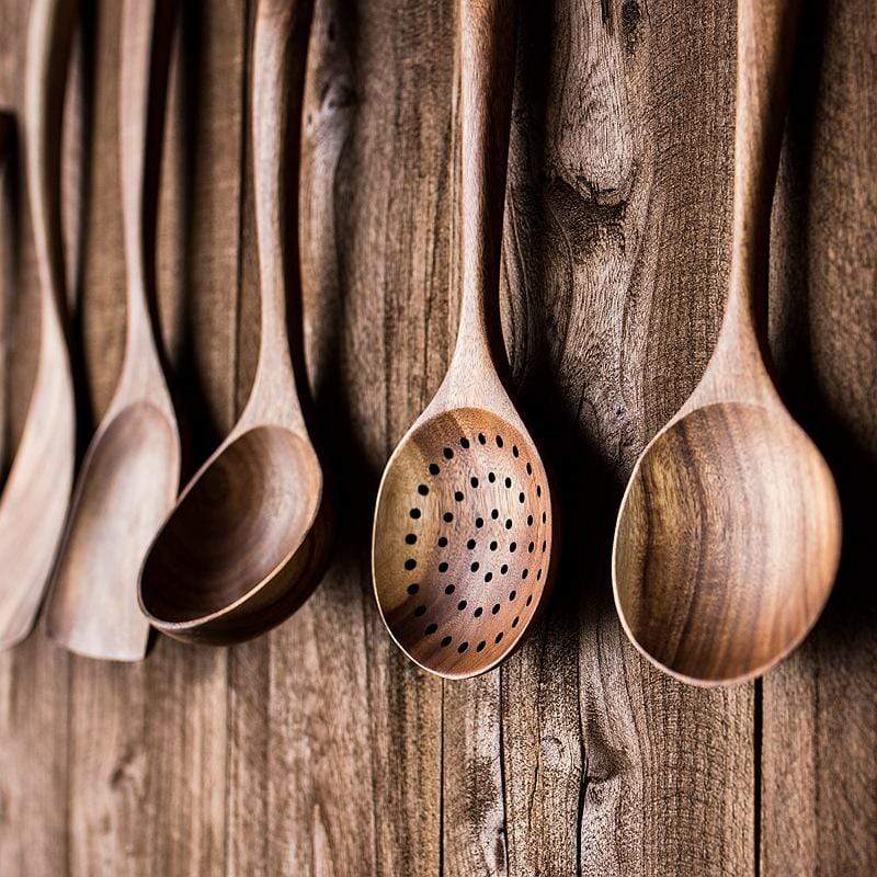 Teak Kitchen Companion Set