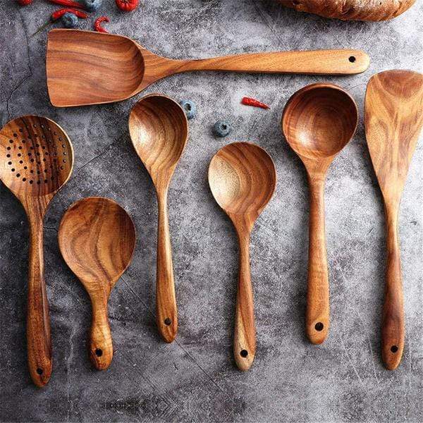 Teak Kitchen Companion Set