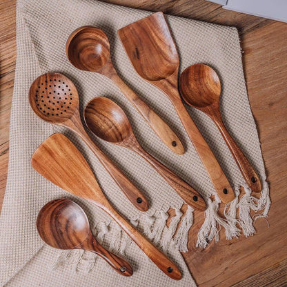 Teak Kitchen Companion Set