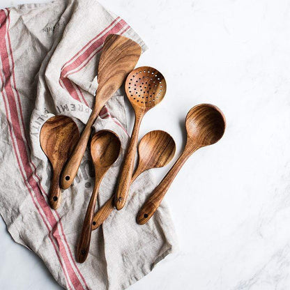 Teak Kitchen Companion Set