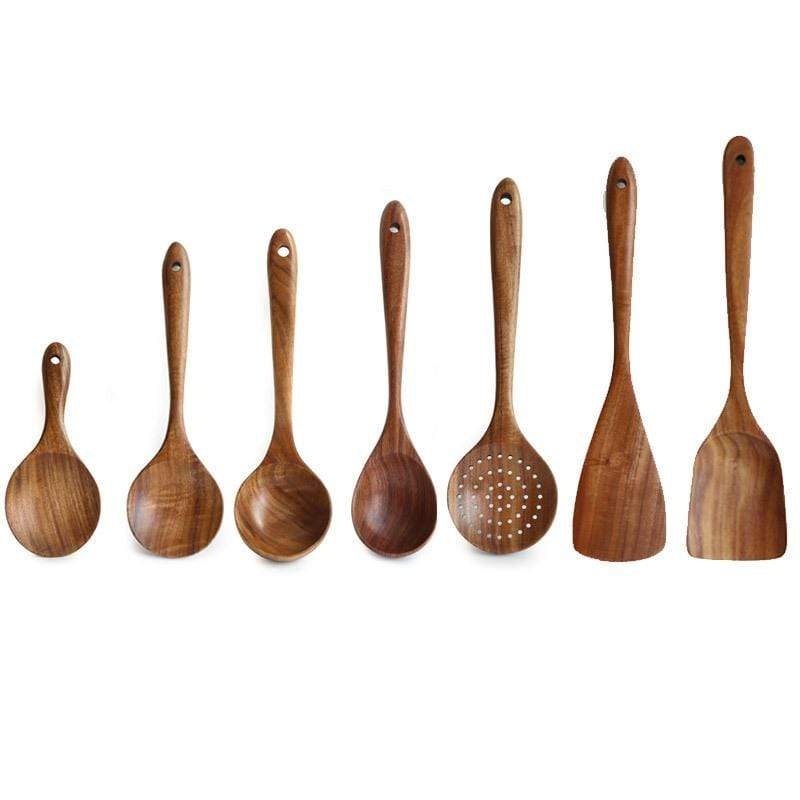 Teak Kitchen Companion Set