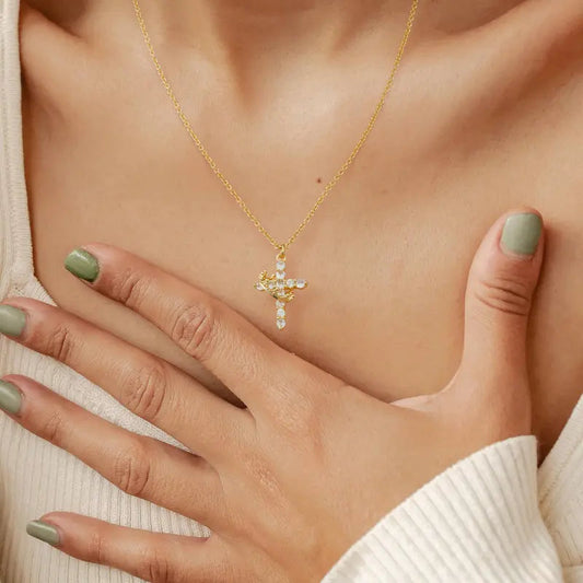 Everlasting Faith Cross Necklace